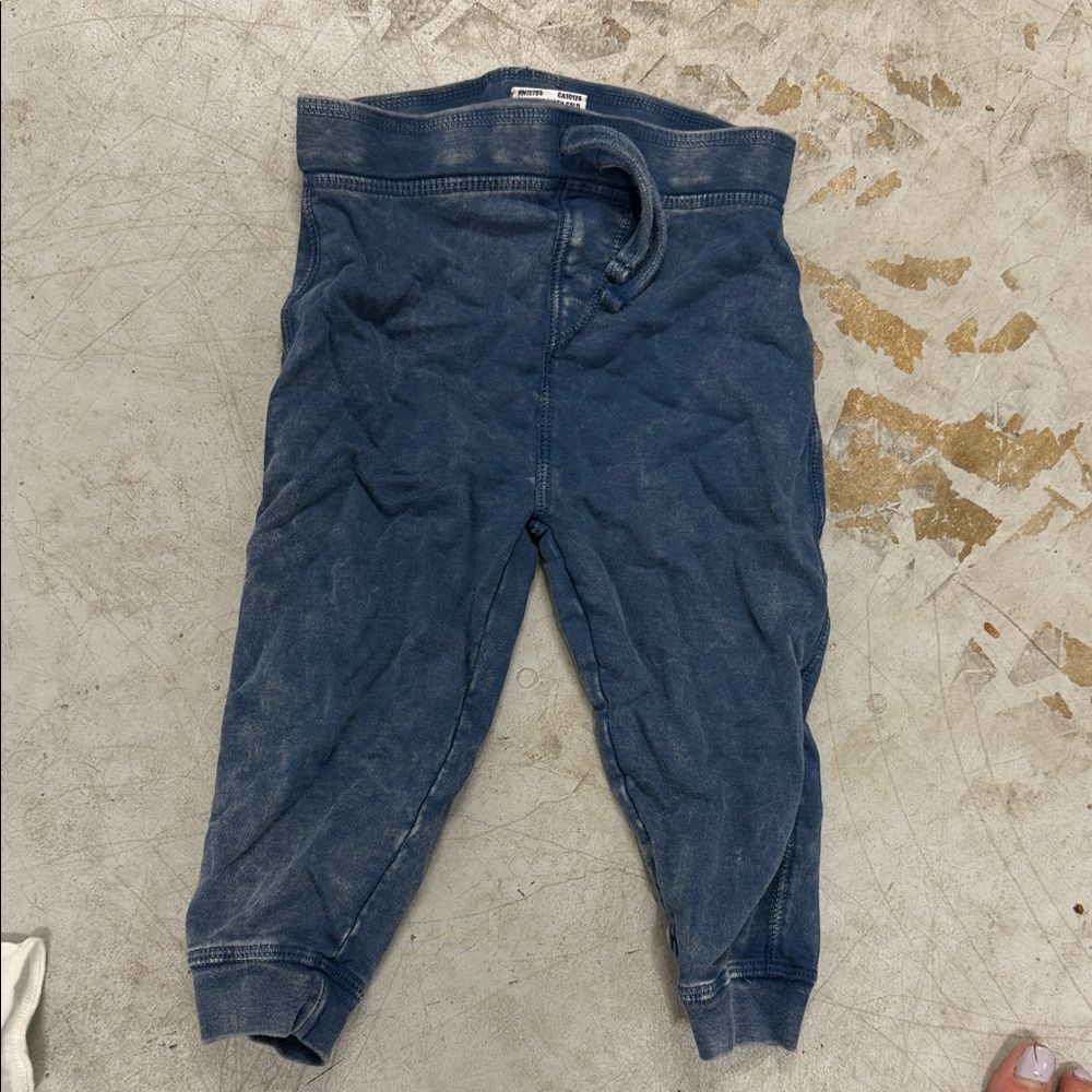 Blue Denim Kids Joggers MISHBOY Blue Pants - Drawstring LIKE NEW